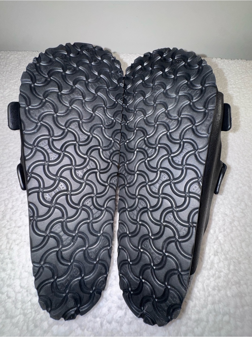 Birkenstock Black Two-Buckle Slide Sandals - Picture 7 of 7